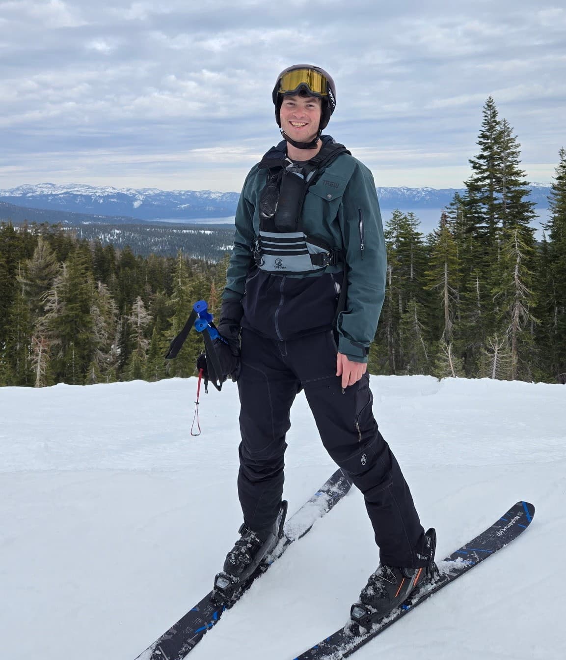 Colt Salerno, CHAIR1 co-founder and CEO, on the mountain